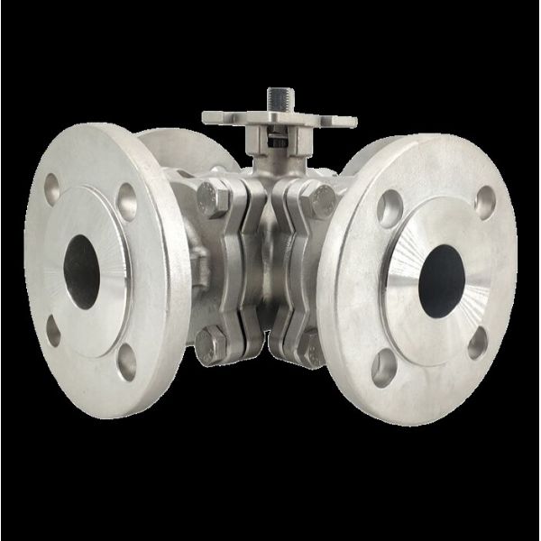 Buy Durable Manual Four-Way Titanium Ball Valves Gr1 And Gr2 8-Inch Class 150 DN 15-250 For Water Supply at wholesale prices