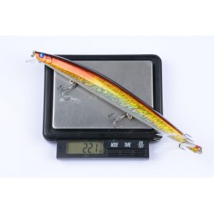 6 Colors 18.50CM/22g 4#hooks Perch,Crucian,Culter Alburnus ABS Minnow Sea