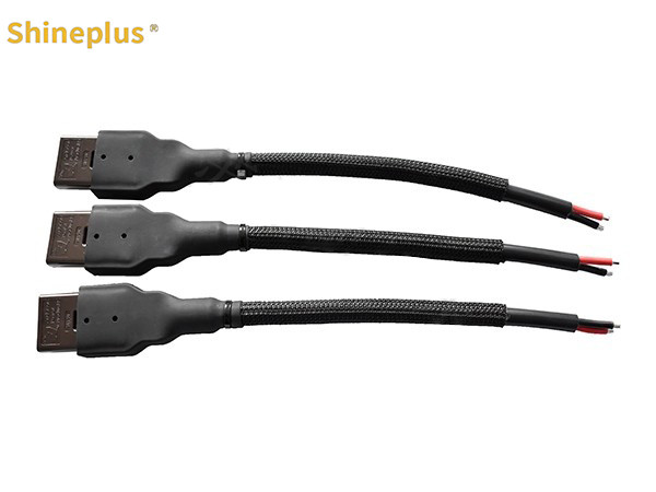 Buy 300V Black Braided Bushing Shielded Vehicle Harness Two Wheel Harness at wholesale prices