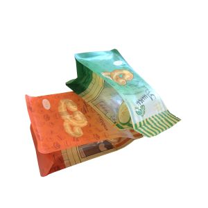 120g/150g/200g Custom Printed Recyclable cookies stand up pouch with zipper