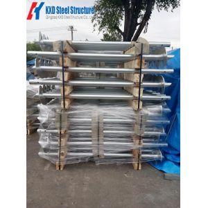 Hot DIP Galvanizing Prefab Steel Pile-ground Bracket with Screw Helical Anchor
