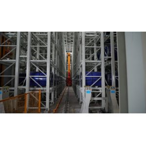 Laser Barcode Dual Pallet Stacker Positioning System 1mm Repeatable Electric