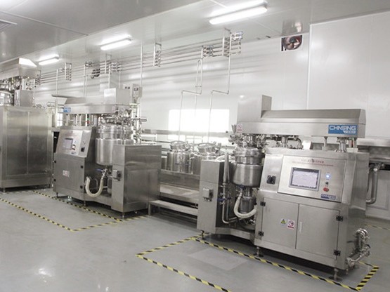 Face Cream Cosmetic Emulsifier Mixer 10-5000L Glowing Skin Vacuum Making Machine