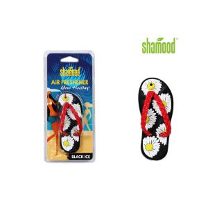 Slipper Shaped Black Ice Smell MSDS Air Freshener Car Hanging