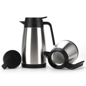 Stainless steel Metal Vacuum Coffee Pot For Household Usage