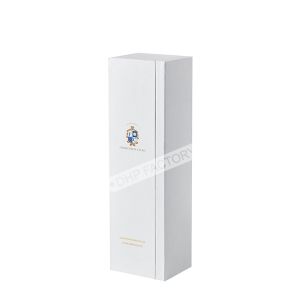 Eco Friendly White Paper Champagne Packaging Boxes Wine Display Box PMS Printing