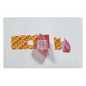 Tamper Evident Magnetic Security Labels Total Transfer Printing Material
