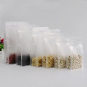 China Digital Printing PE 550g Flat Bottom Gusset Bags on sale