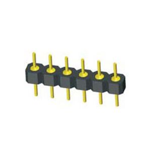 Straight type 8P WCON PCB 2.54mm Round Pin Connector With PPS plastic black