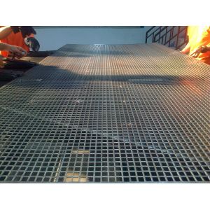 Industrial Steel Grating 25-W-4 Platform