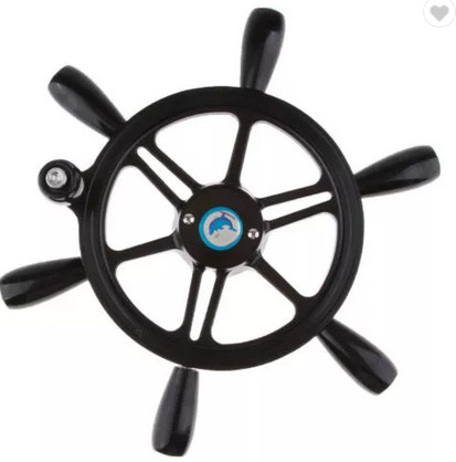 Buy 380mm 10FT Aluminum Steering Wheel , 15 Inch Boat Steering Wheel at wholesale prices