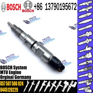 China High Quality New Diesel Fuel Injector 0445120229 Common Rail Injector X57 507 500 024 For MTU on sale