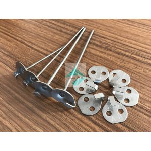 Stainless Steel Insulation Anchor For Securing Removable Blankets