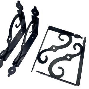 Outdoor and Indoor Metal Wall Mount Hanging Plant Bracket for Decorative
