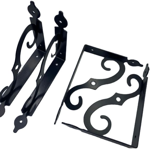 Outdoor and Indoor Metal Wall Mount Hanging Plant Bracket for Decorative