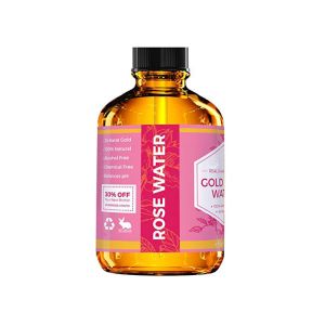 24K Gold Rose Water Skin Toner Smoothing Calm Irritated And Red Prone Skin