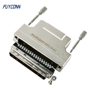 50Pin SCSI Connector Male Solder Cup MDR Connector With Metal Hood