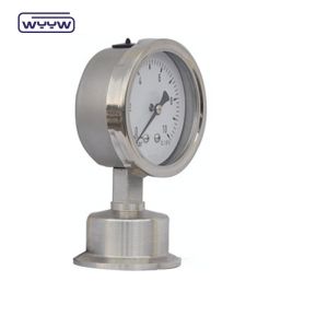 Industrial Diaphragm Pressure Gauge Manometer OEM SS316 Case