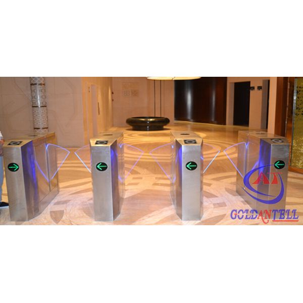 Fingerprint Time Attendance entrance turnstiles , Bi - directional subway turnstiles