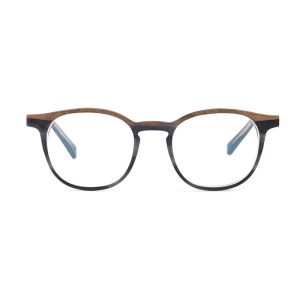 PC Lens Unisex Round Acetate Glasses