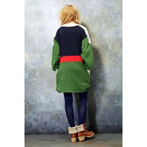 Casual Delicate Breast Pocket Ladies Hooded Sweatshirts / Sweatshirt