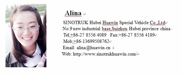 SINOTRUK Howo van truck/ box truck low price