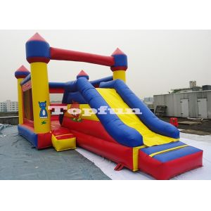 Quality PVC Tarpaulin Commercial Inflatable Jumping Castle Combi Slide Hire for sale