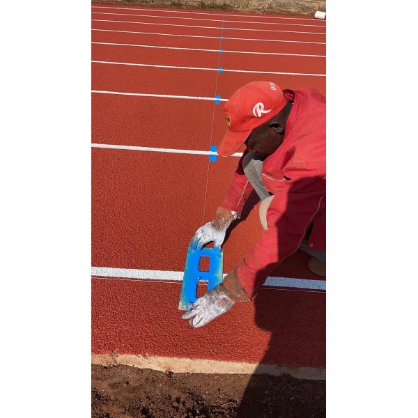 Buy 400 Meter Outdoor Running Track Material Environmental Friendly at wholesale prices