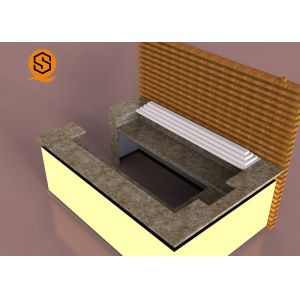 LED Nightclub Artificial Stone Bar Counter Joint Seamless SGS Approved