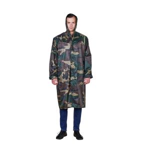 Quality 100% Waterproof R019 170T Rubberized Polyester/PVC Raincoat Camouflage for sale