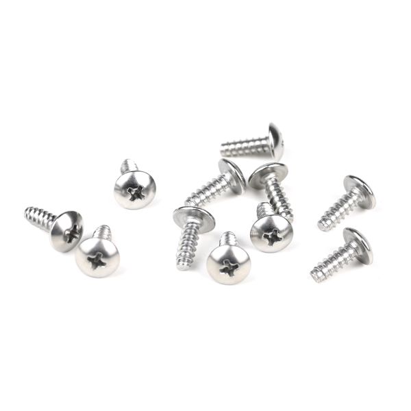Metal Sheet Self Tapping Screw 12mm with Phillips Drive and Round Head