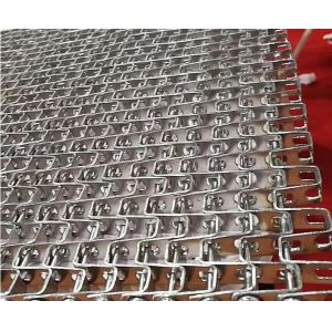 Heavy Load Transportaion Long Life Carbon Steel Flat Wire Mesh Belt