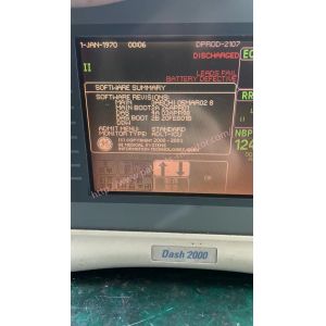 Refurbished GE DASH2000 Patient Monitor Standard Parameter