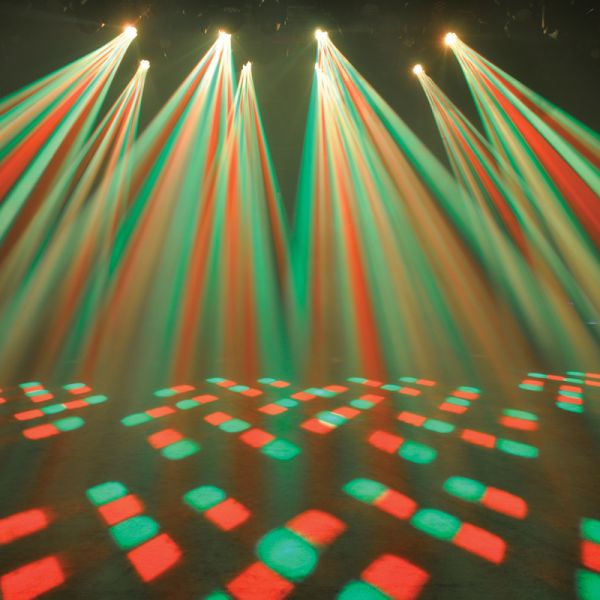 12pcs 10W 4 In 1 LED Moving Heads Beam Stage Lights Pattern Rainbow RoHS