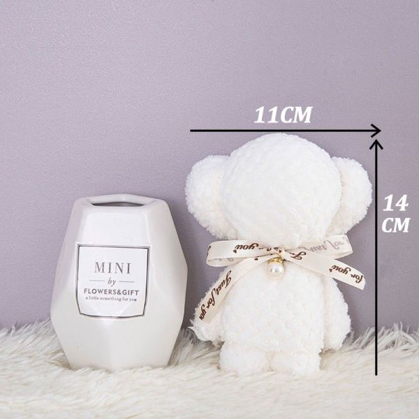 Pineapple Bear Towel Solid Color Cute Rabbit Bear Shaped Coral Fleece Hand Towel for Home