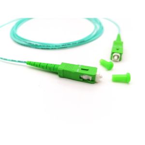 OD1.6mm SC/APC To SC/APC Single mode Simplex 3.5Mtrs G657A1 Patch Cord Fiber