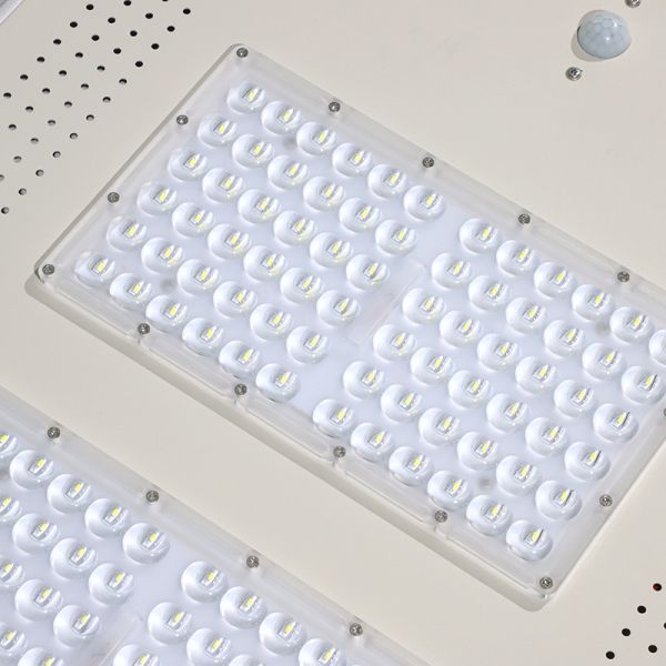 LVD Solar Powered LED Street Light With Remote Control And Radar Sensor Lighting Mode