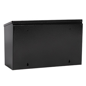 Outdoor Powder Coated Steel Metal Mailbox for Wall Mount Heavy Duty Garden