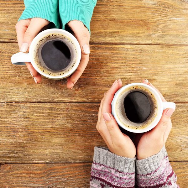 Coffee Mug Set Set of 6 Large-sized 16 Ounce Ceramic Coffee Mugs Restaurant Coffee Mugs By spray paint with smooth surfa