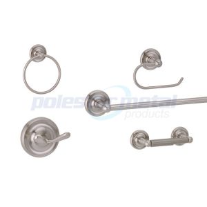 Zamak 4400 Series Bathroom Hardware Accessories Polished Chrome Towel Ring 6-1/4