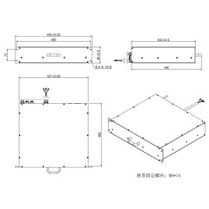 Cleaning Series Pulsed OEM Laser Machine Fiber Laser Mopa 200w