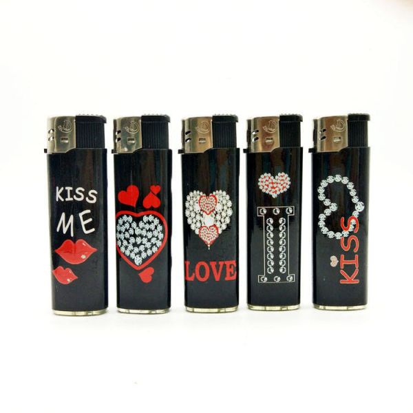 Beautiful Maple Leaf Electric Box with Lighter High Quality Plastic Customerized Cigarette Lighter