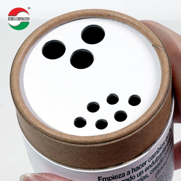 Custom Printed Kraft Paper Tube with Foil Lining for Food Powder