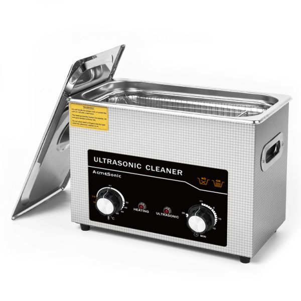 Stainless Steel Digital Ultrasonic Cleaner 4500ml Capacity Adjustable Timer /