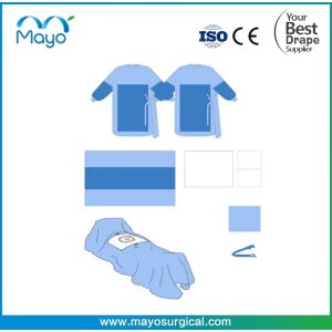 Sterile Blue Nonwoven Caesarean Surgical Drape for Hospitals