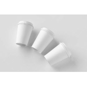 Automatic double wall cup making machine with glue box