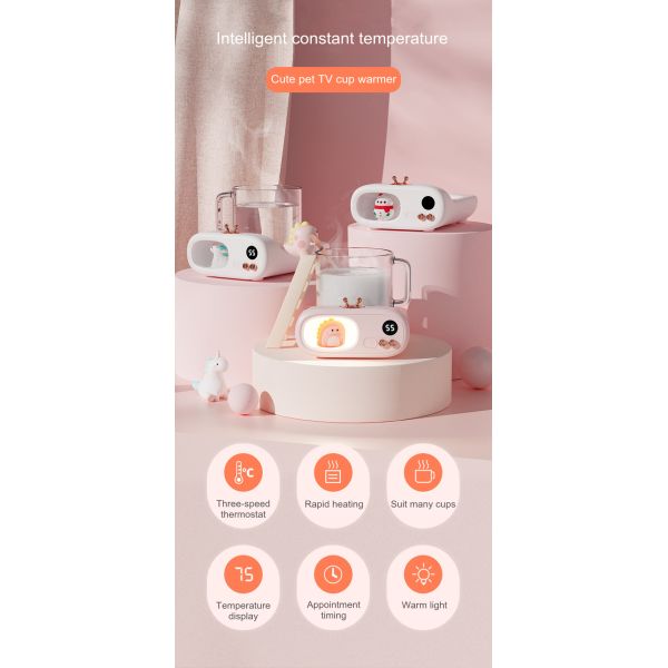 Cup Warmer Heat Beverage Mug Mat Keep Drink Warm Heater Heating Coaster Pad for Coffee Milk Tea 220V 20W