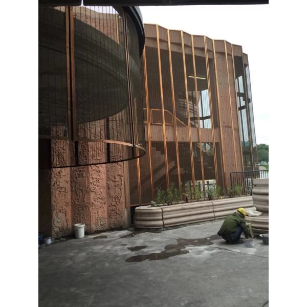 Architectural Woven Partitions Decorative Metal Mesh Panels 316 Stainless Steel