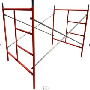 High Durability Frame System Scaffolding with Powder Coating Surface Treatment
