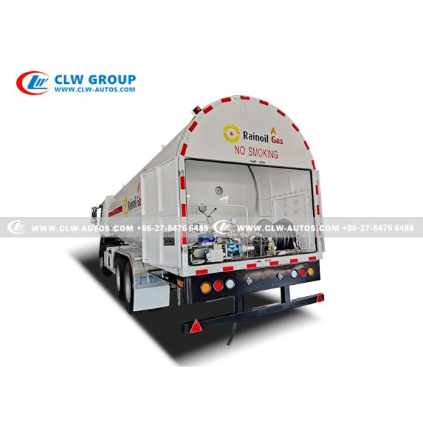 24cbm LPG Bobtail Truck Propane Dispenser Delivery Truck